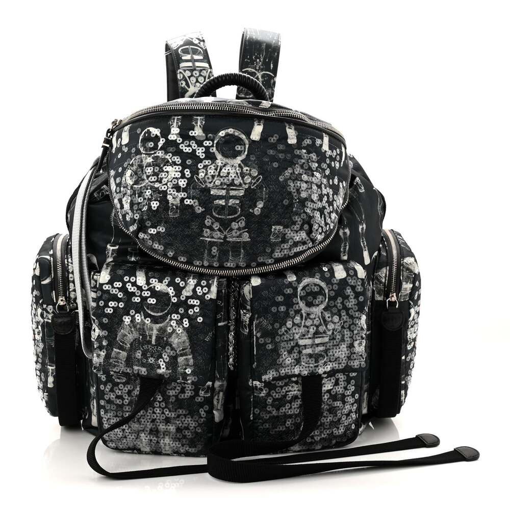 Chanel Sequin Nylon Lambskin Astronaut #319585C32B